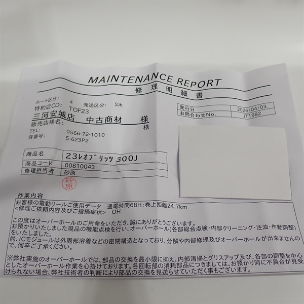 ２３レオブリッツ３００Ｊ
